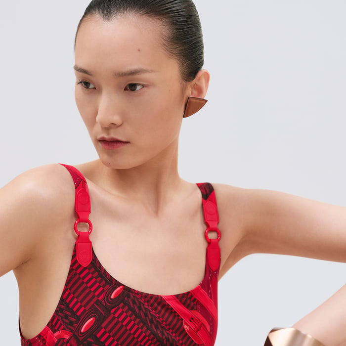 Rose Vermillon Emy Swimsuit