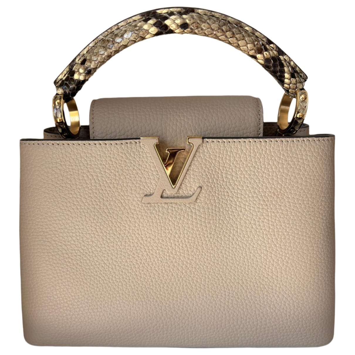 Capucines leather handbag