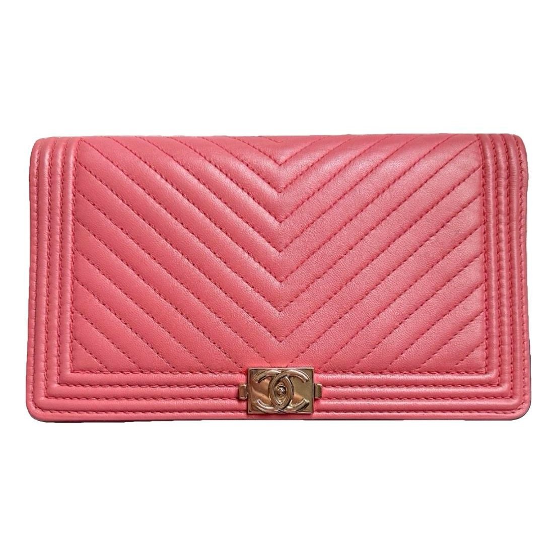 Boy leather clutch bag