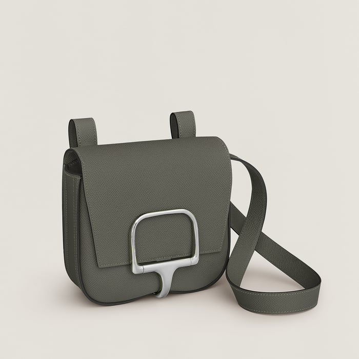 Gris Meyer Hermès Della Cavalleria Mini Bag