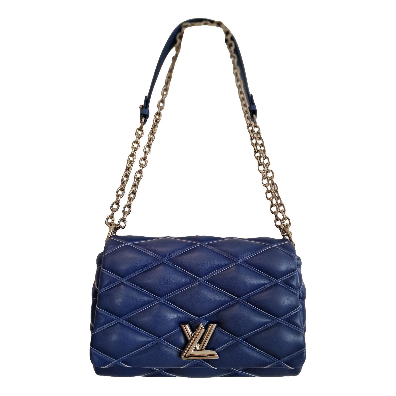 Twist leather handbag