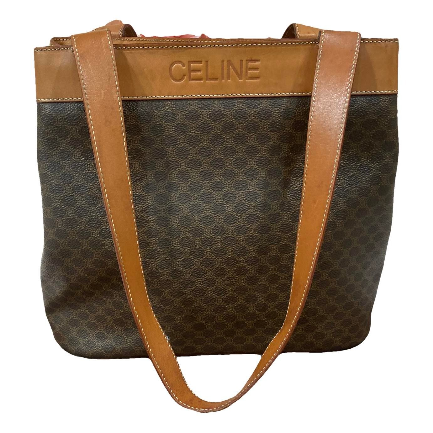 Leather tote