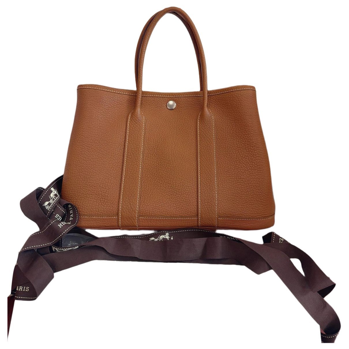 Hermes Garden Party leather handbag