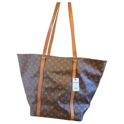 Shopping leather bag