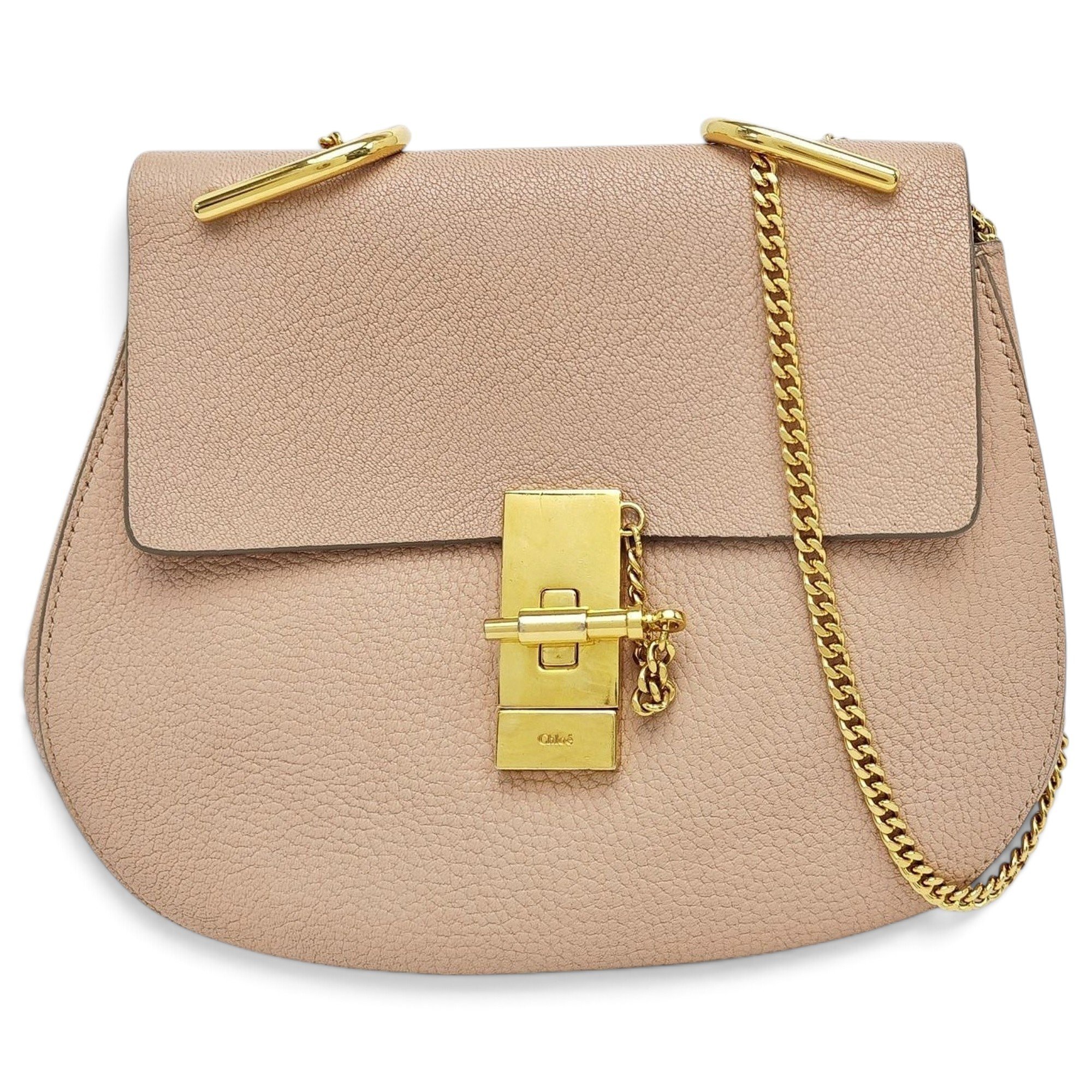 Drew leather handbag
