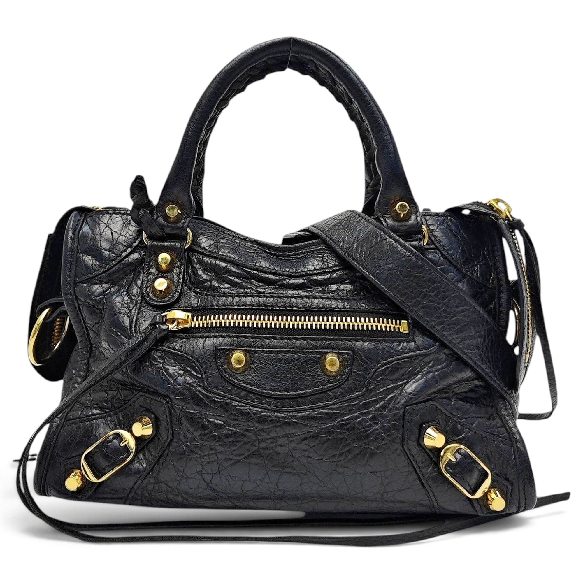 Leather handbag