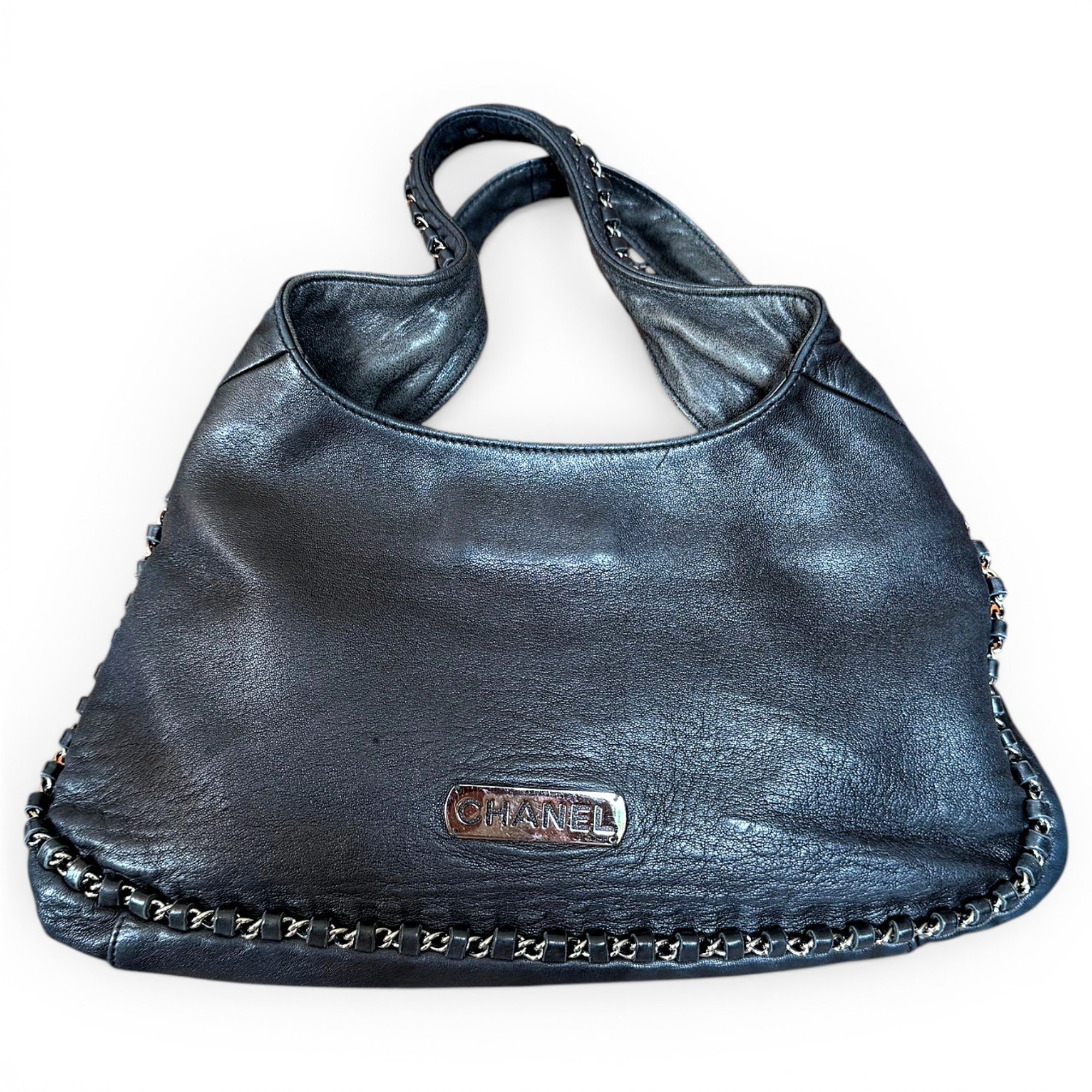 Leather handbag