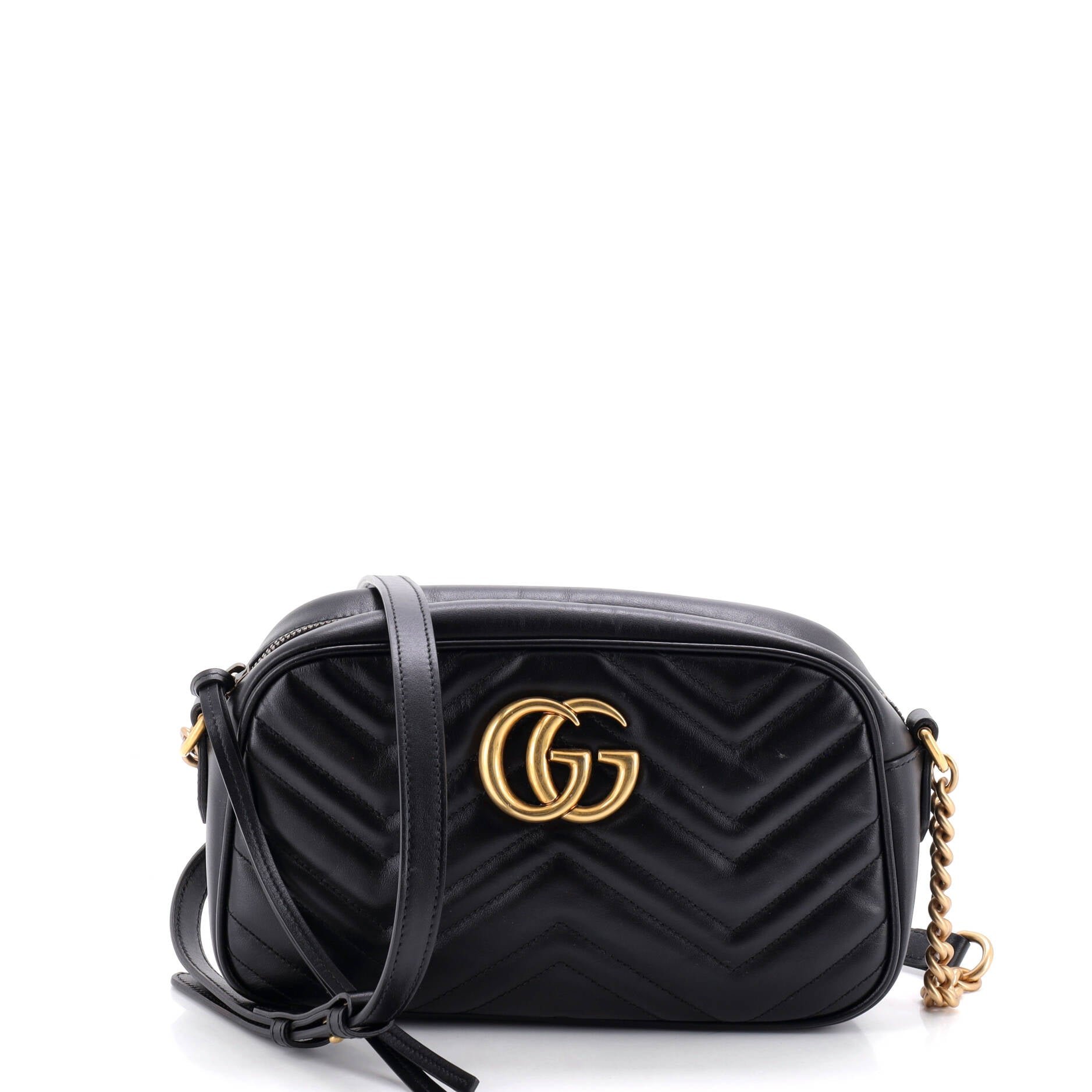 GG Marmont Shoulder Bag Matelasse Leather Small