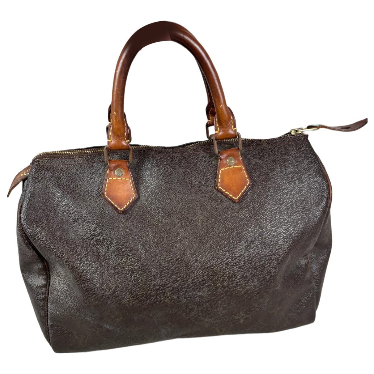 Speedy leather handbag