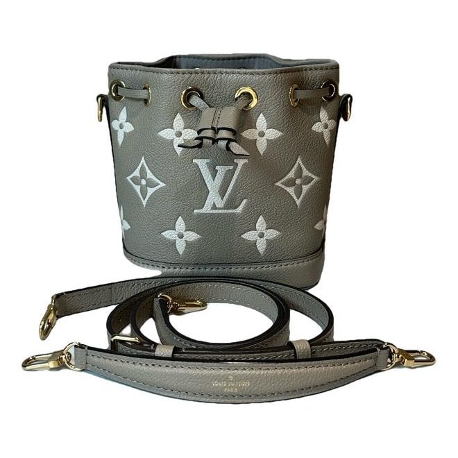Nano Noé leather crossbody bag