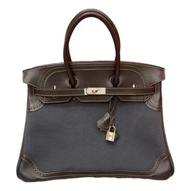 Hermes Birkin 35 Handbag Cloth