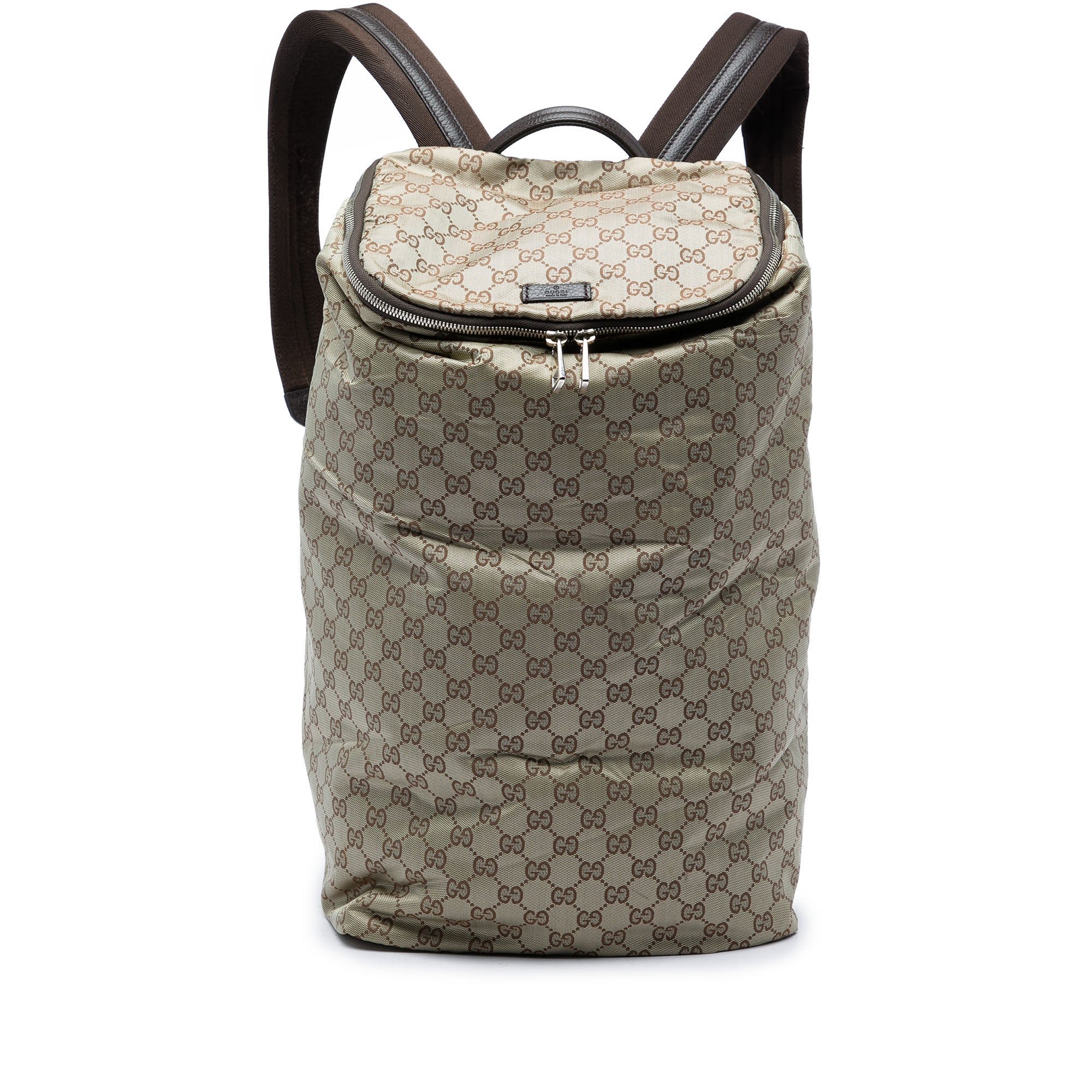 Leather backpack