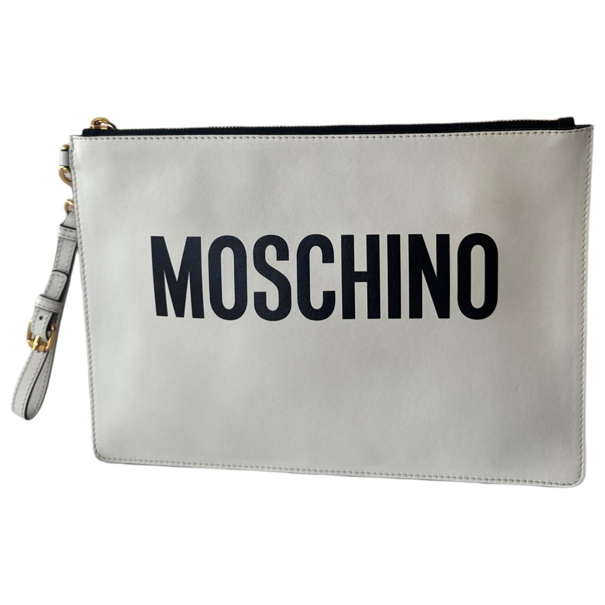 Moschino Leather clutch bag