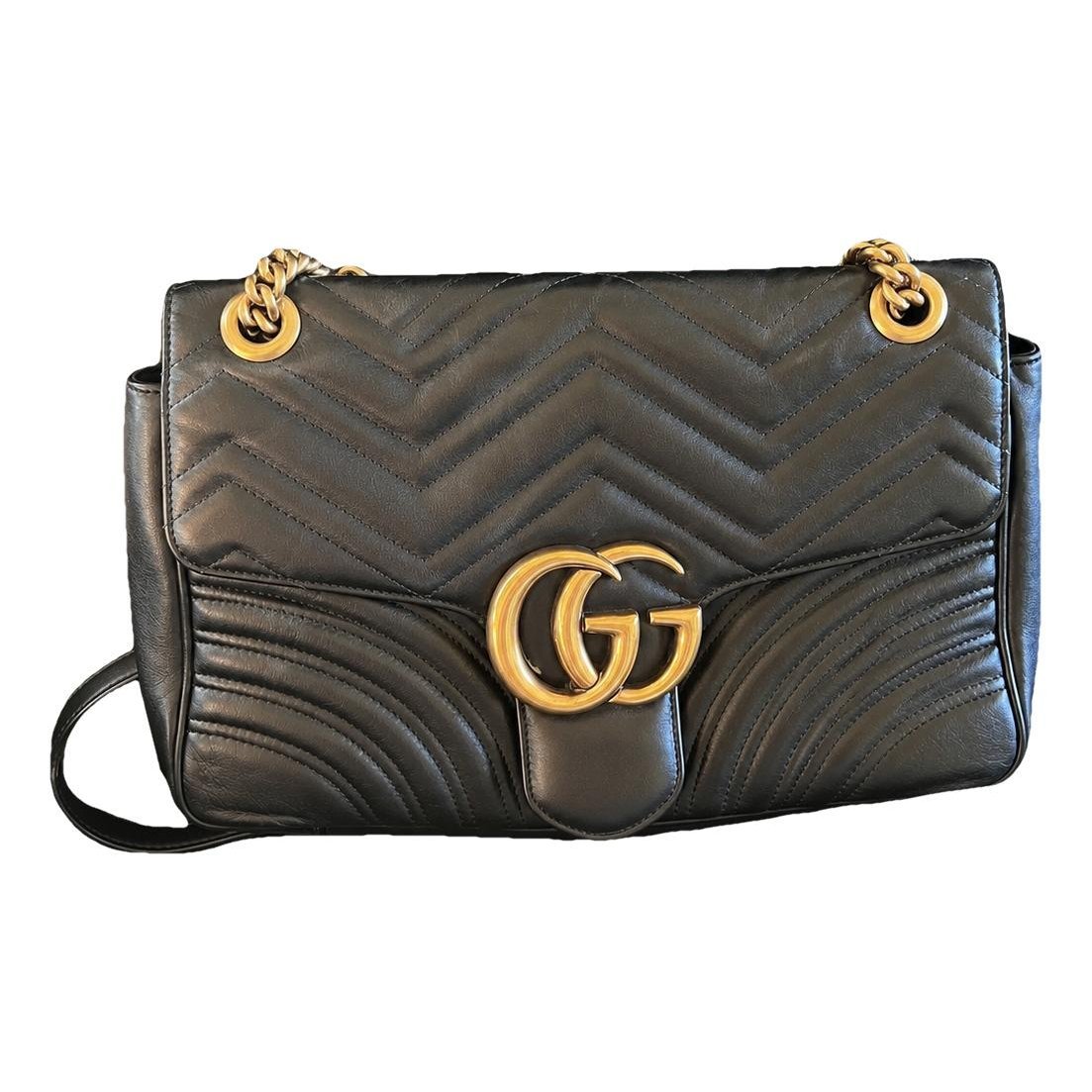 GG Marmont Flap leather handbag
