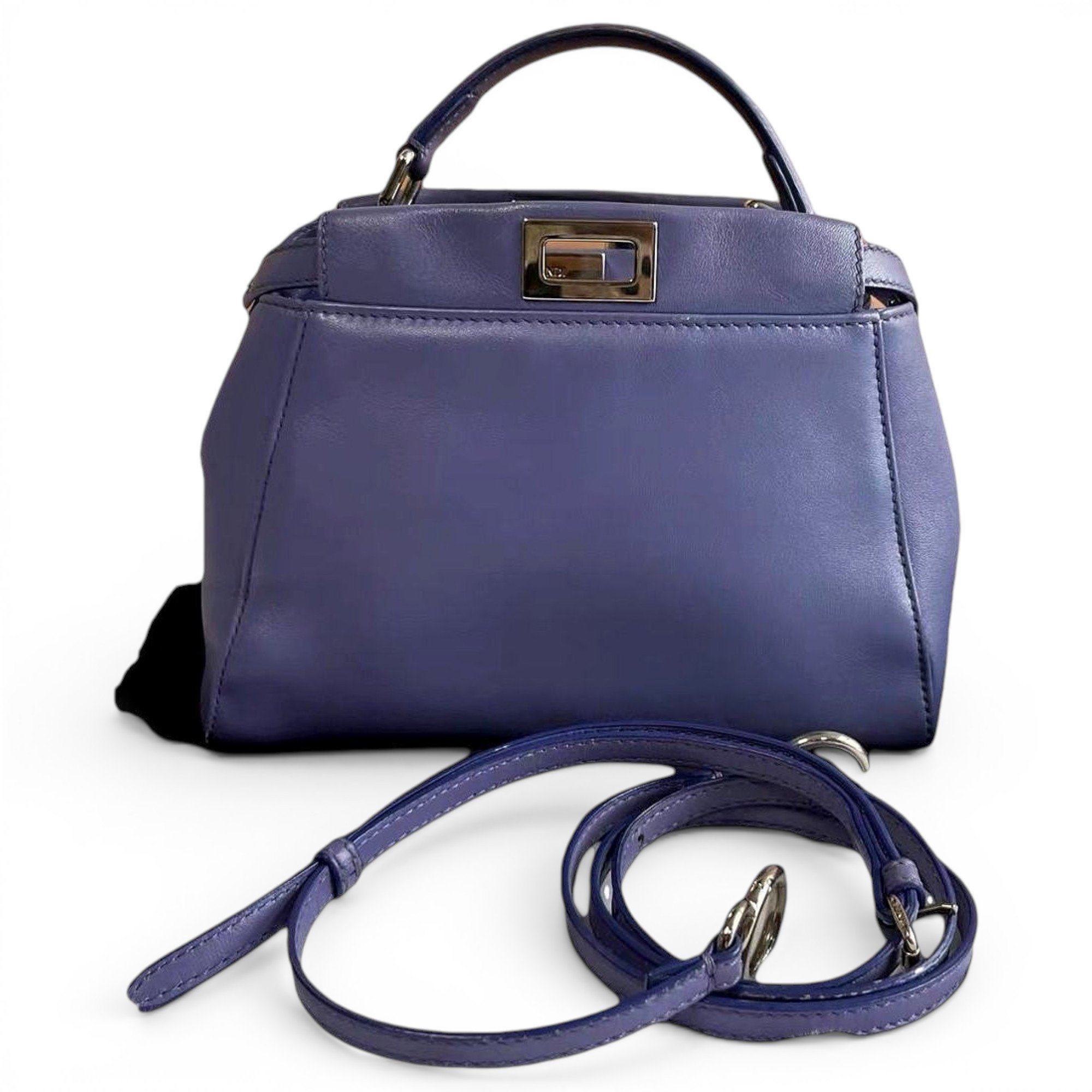 Peekaboo leather handbag