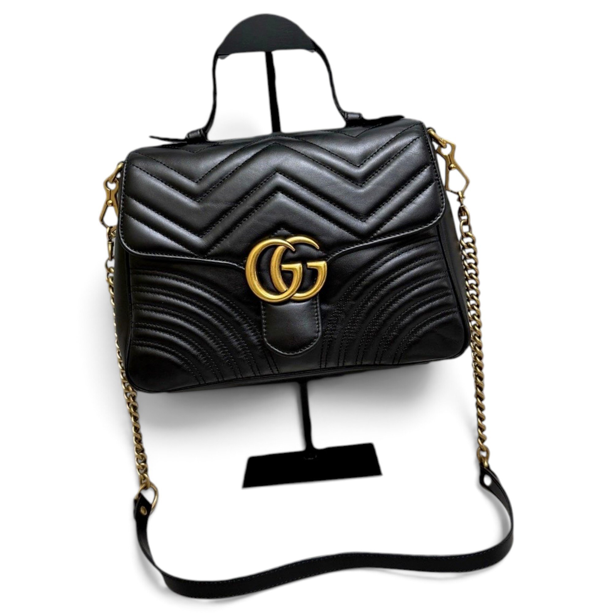 GG Marmont Flap leather handbag