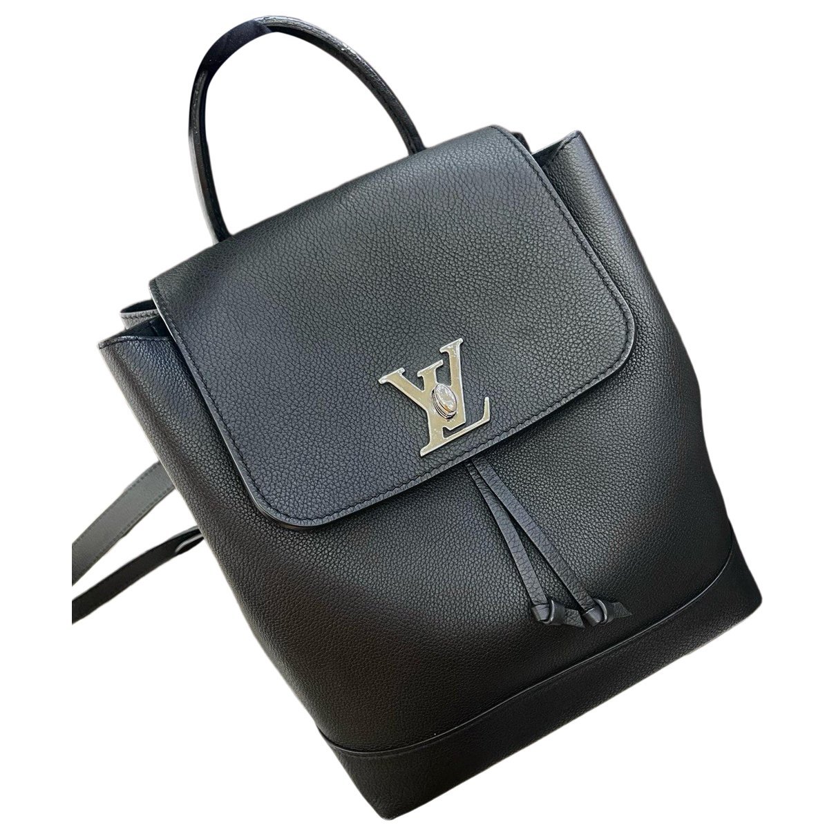 Lockme leather backpack