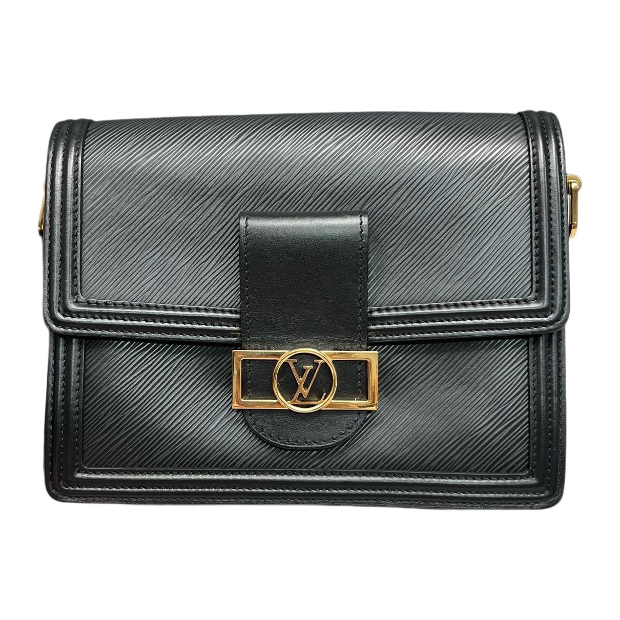 Dauphine leather handbag