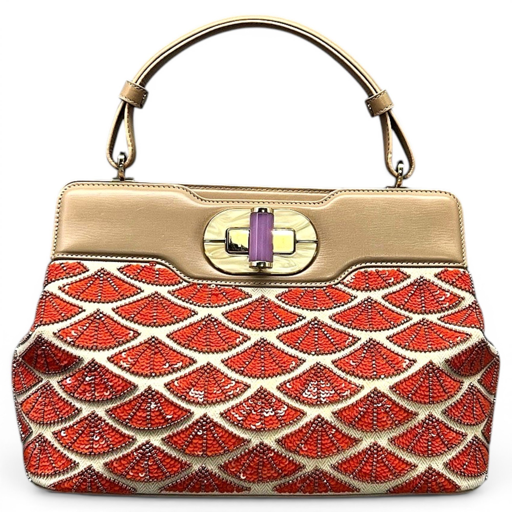 Bvlgari Isabella Rossellini leather handbag