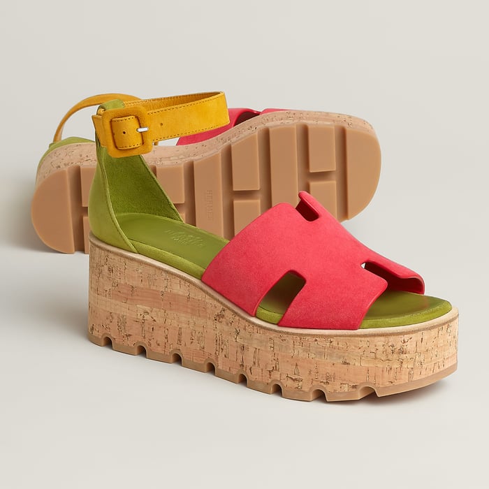 Multicolore Rose Grenade Luce 30 Sandal