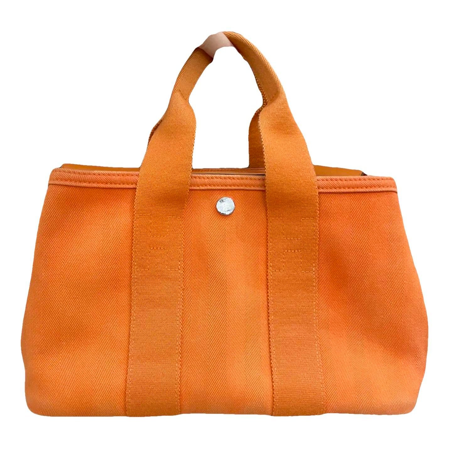 Hermes Garden Party Handbag Orange