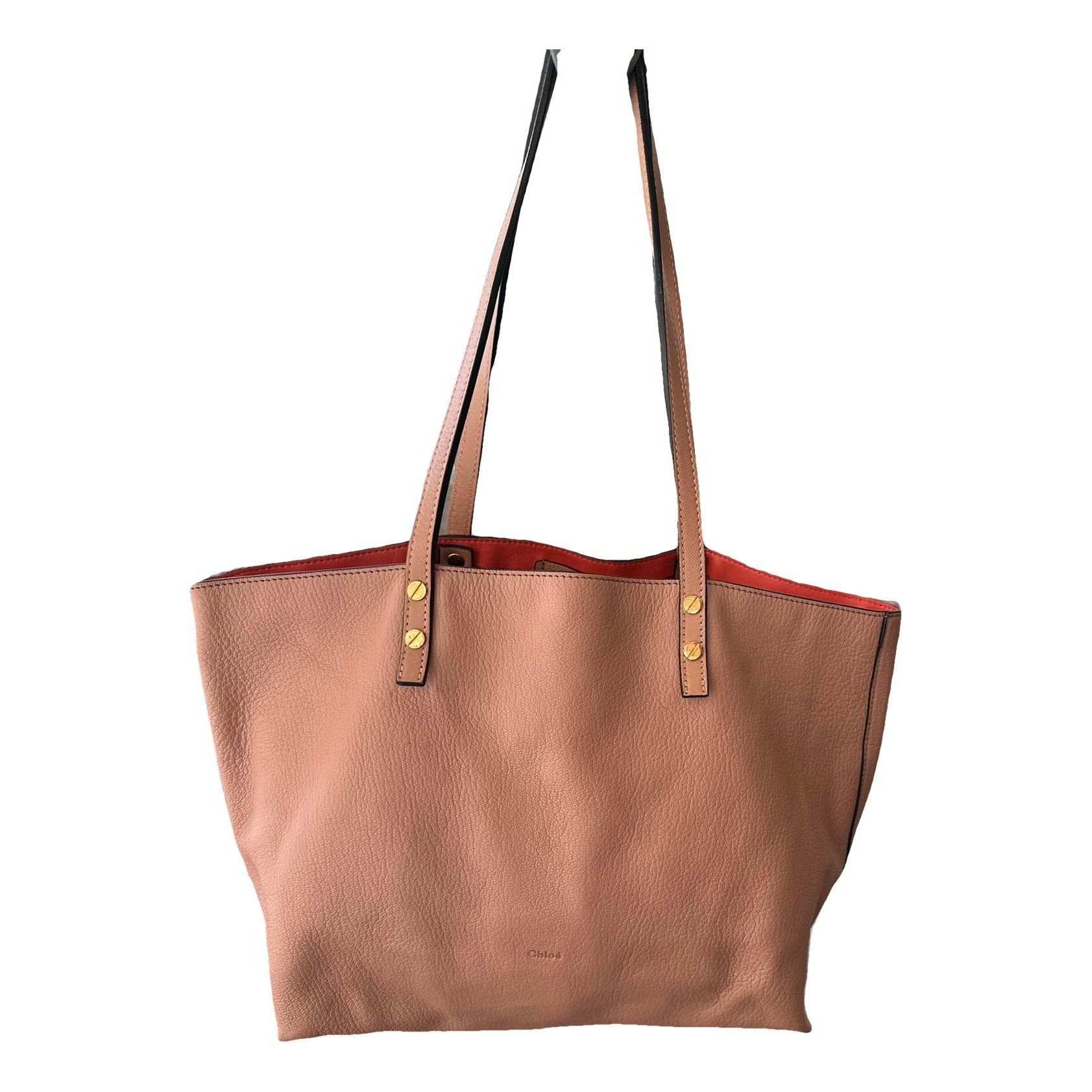 Leather tote
