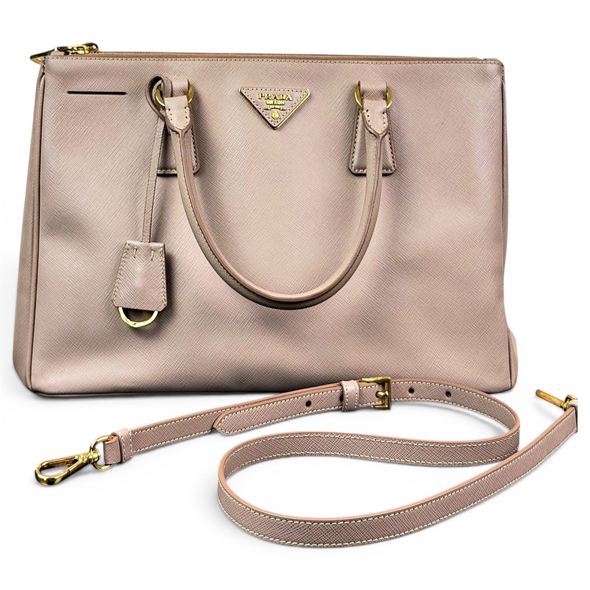 Galleria leather handbag