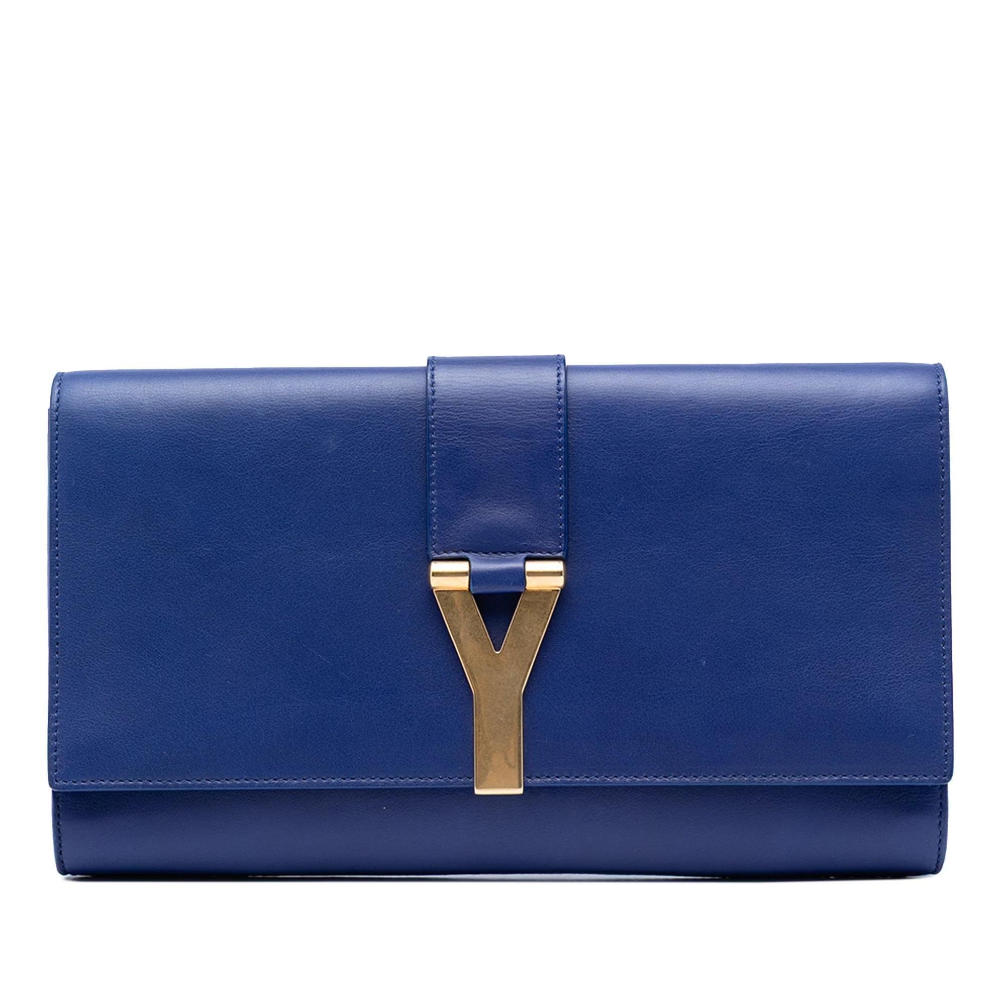 Saint Laurent Chyc leather clutch bag