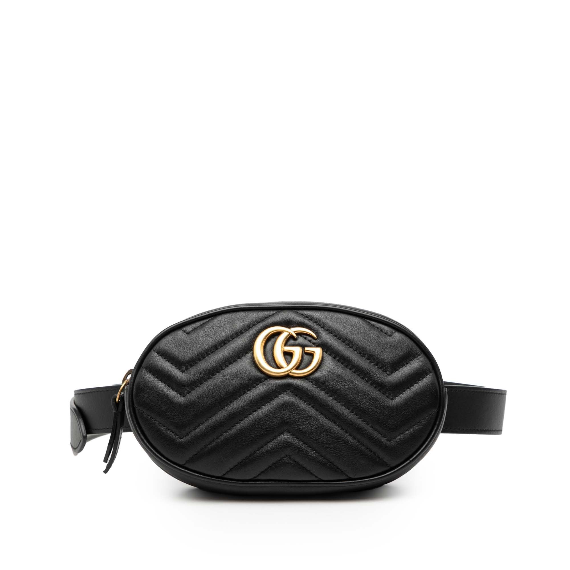 GG Marmont pony-style calfskin handbag