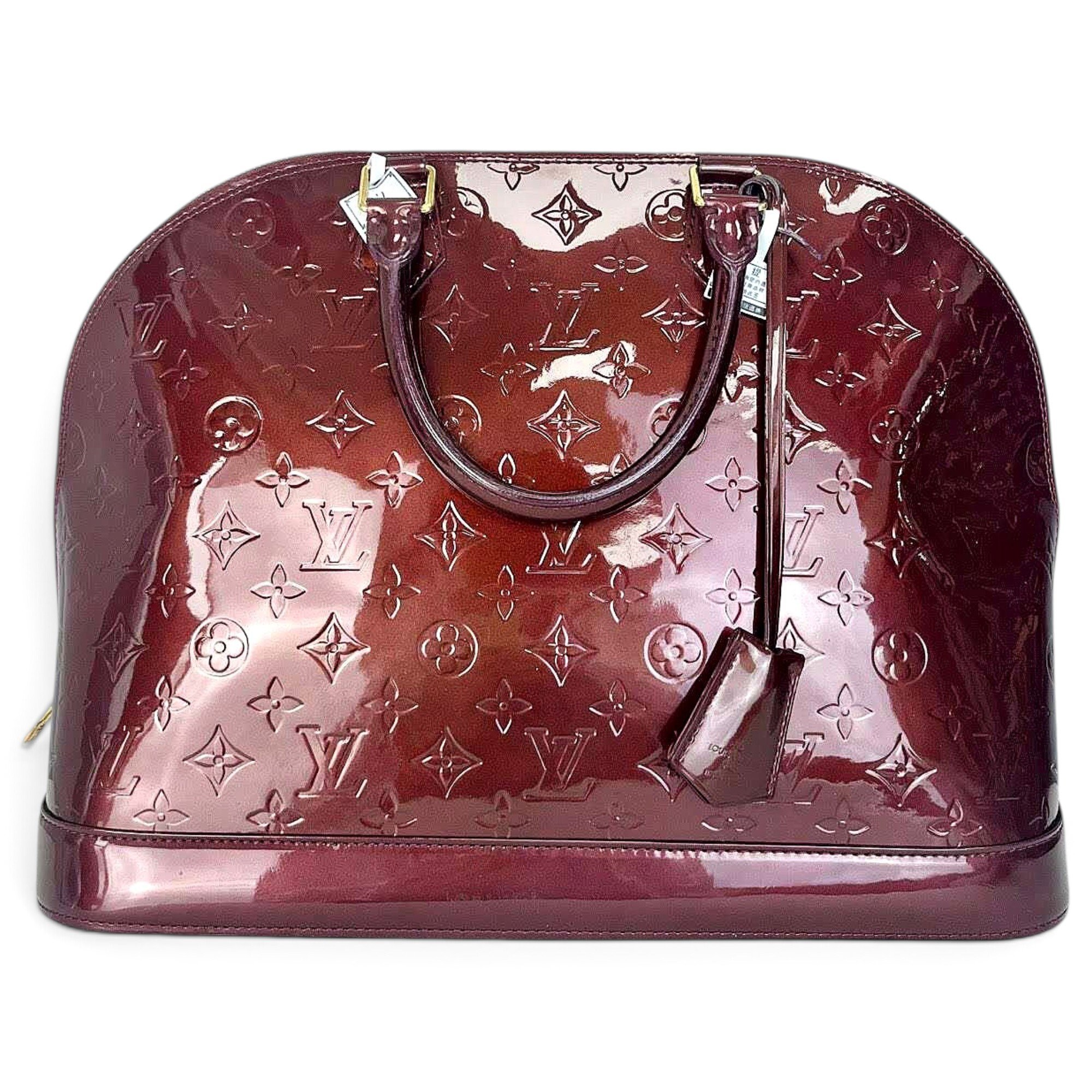 Alma patent leather handbag