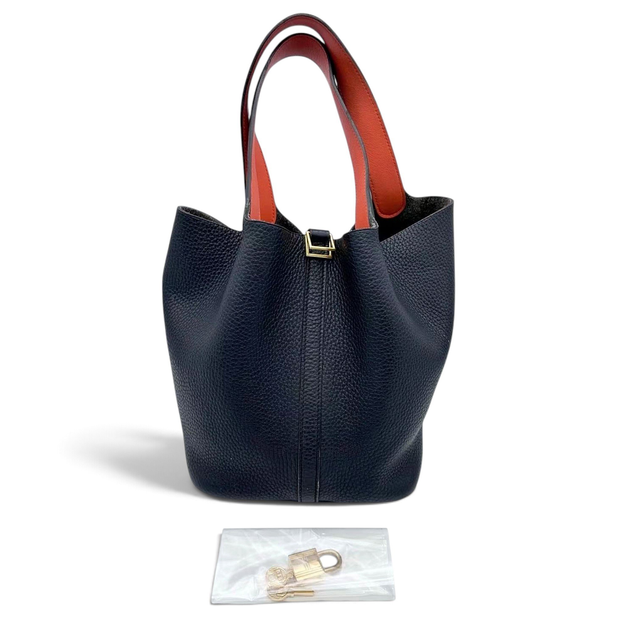 Picotin leather handbag