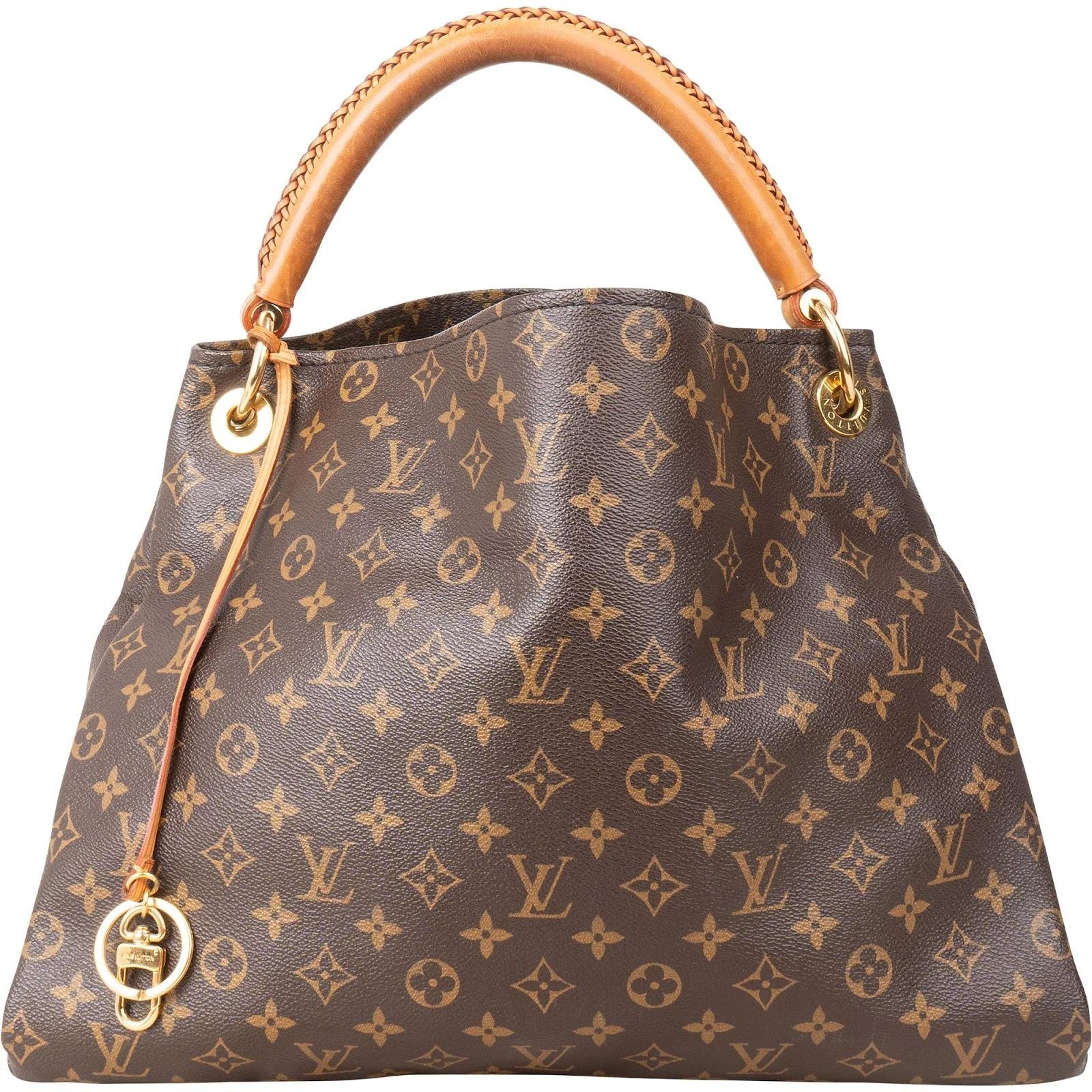 Artsy leather handbag