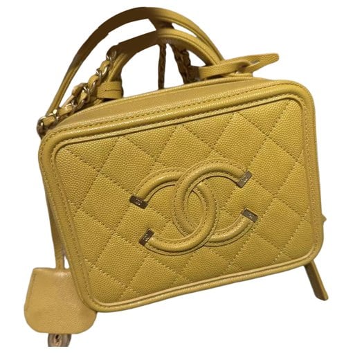 Vanity leather handbag