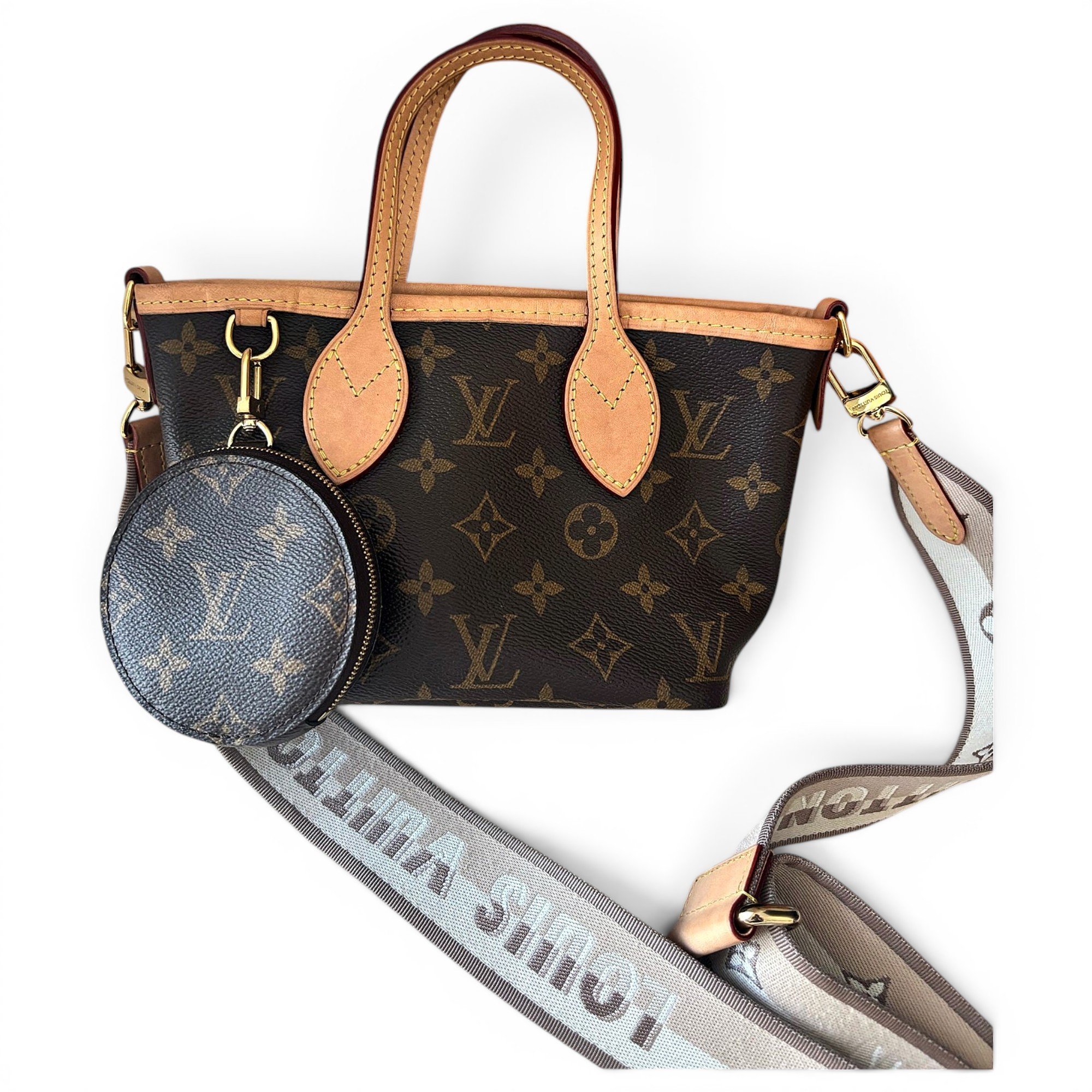 Neverfull leather crossbody bag