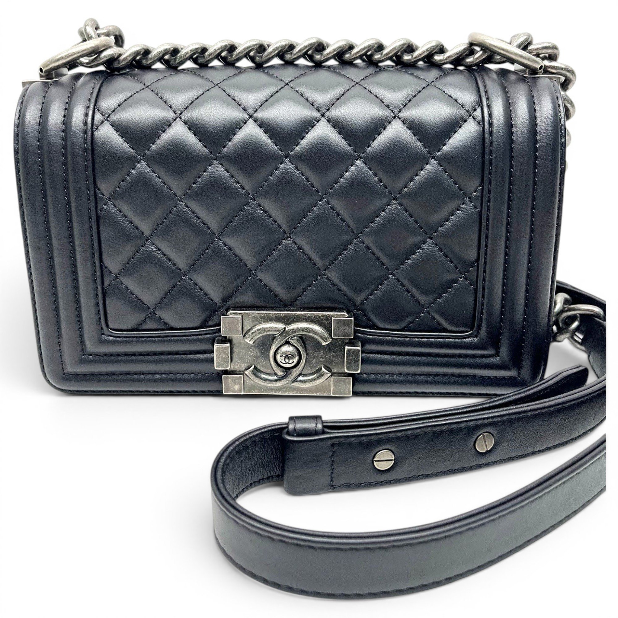 Boy leather handbag