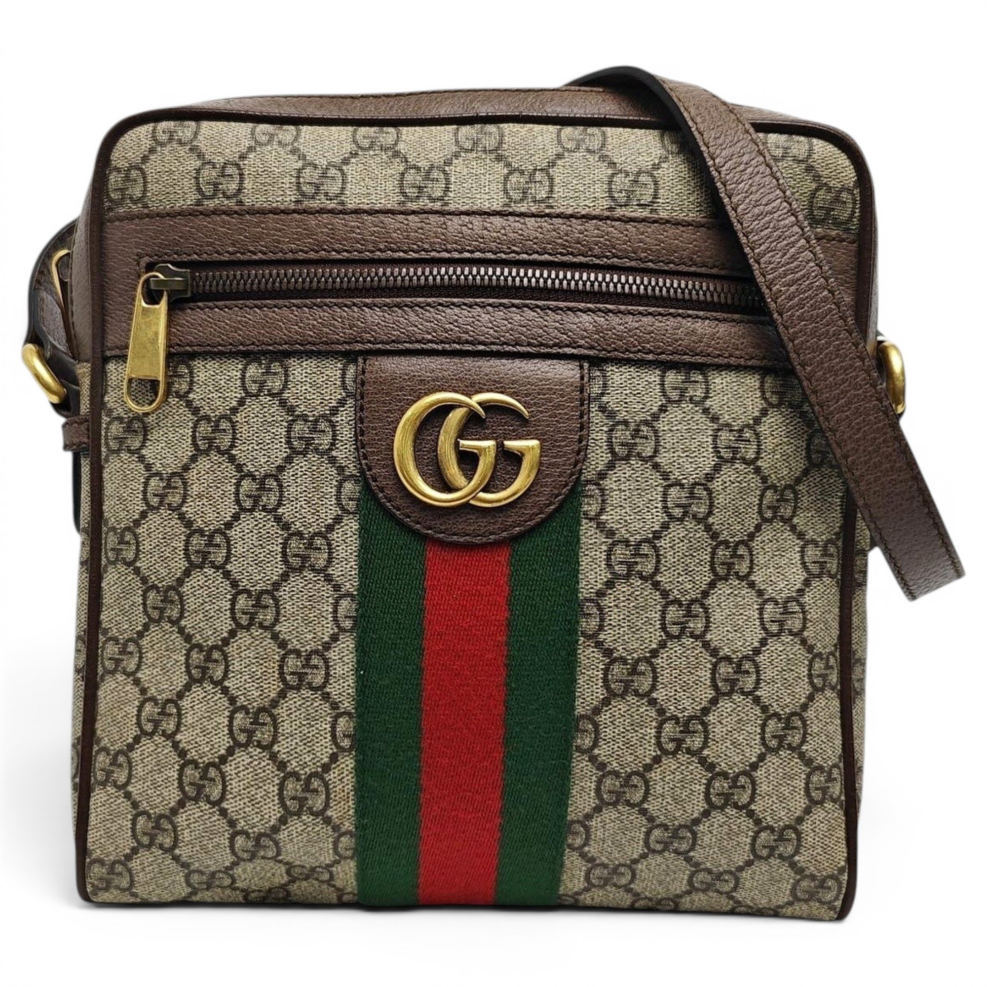 Ophidia leather handbag