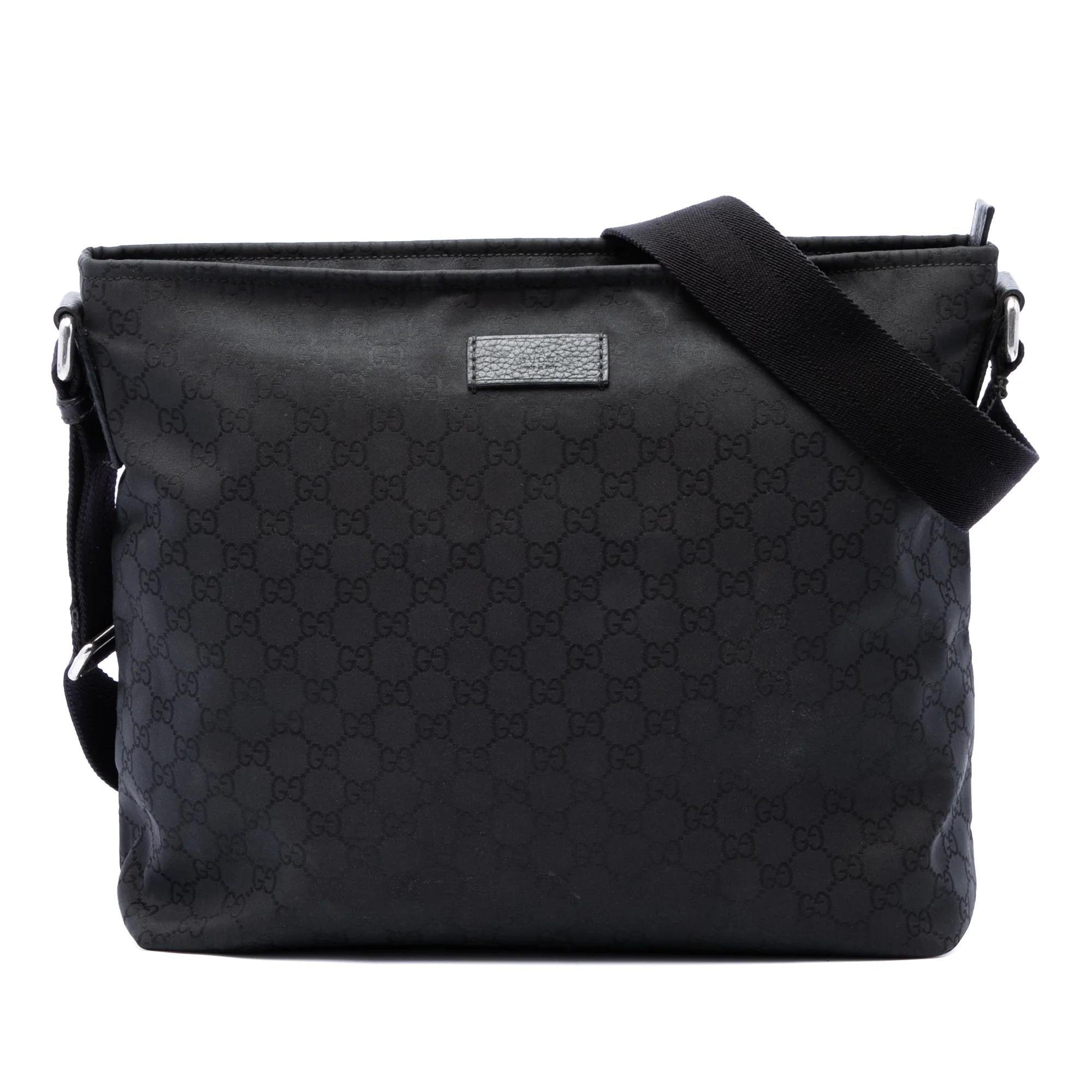 Gucci B leather crossbody bag
