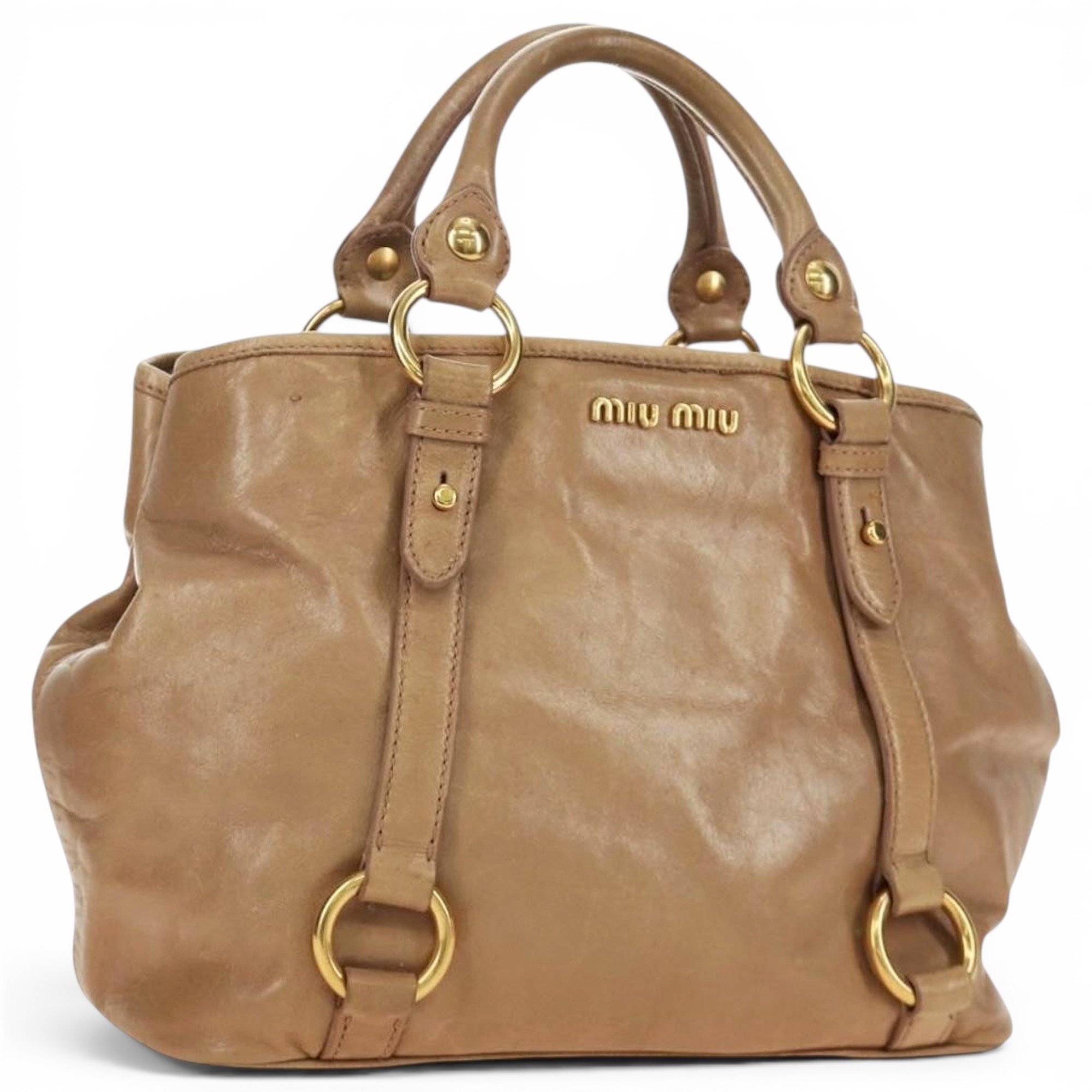 Leather handbag