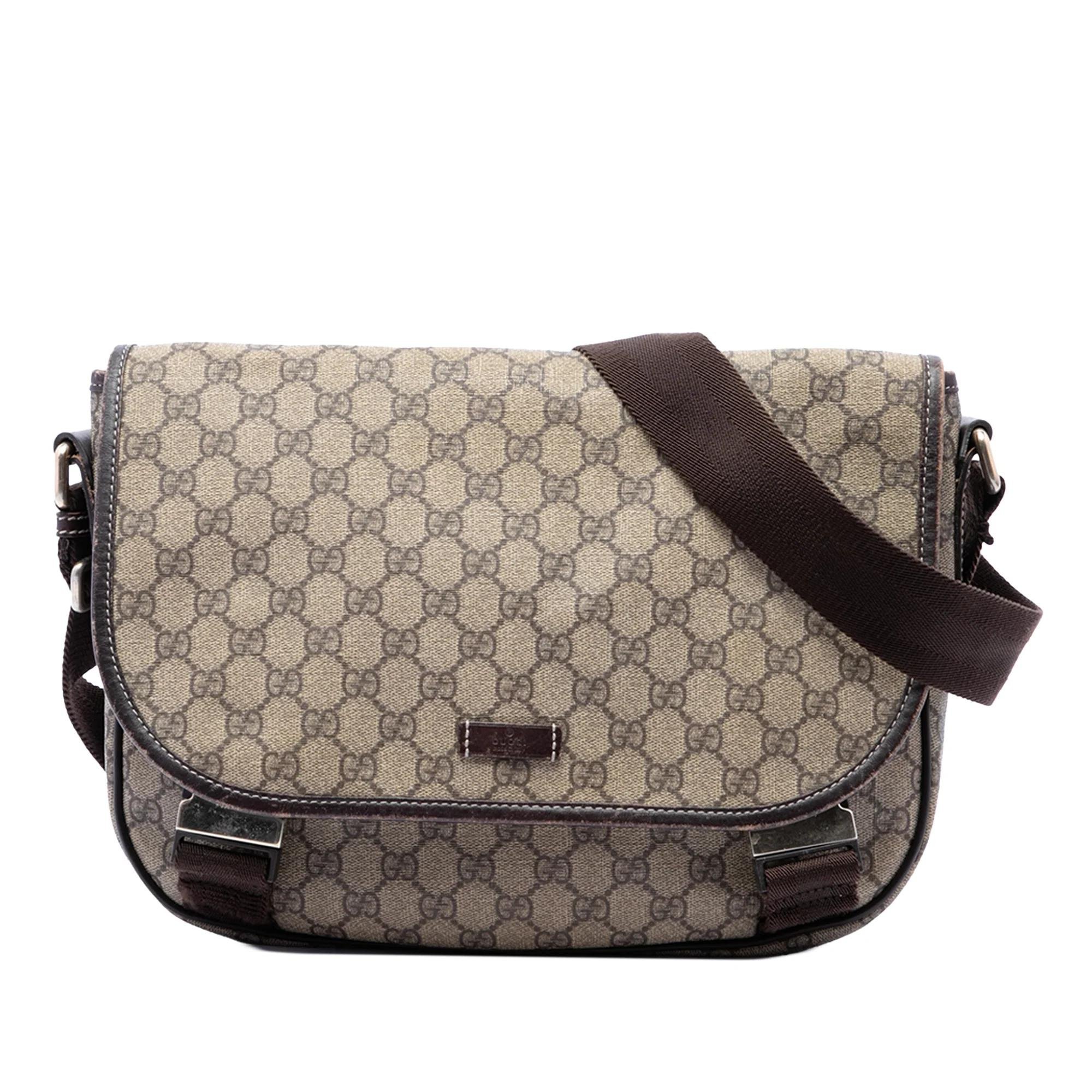 Gucci B leather crossbody bag