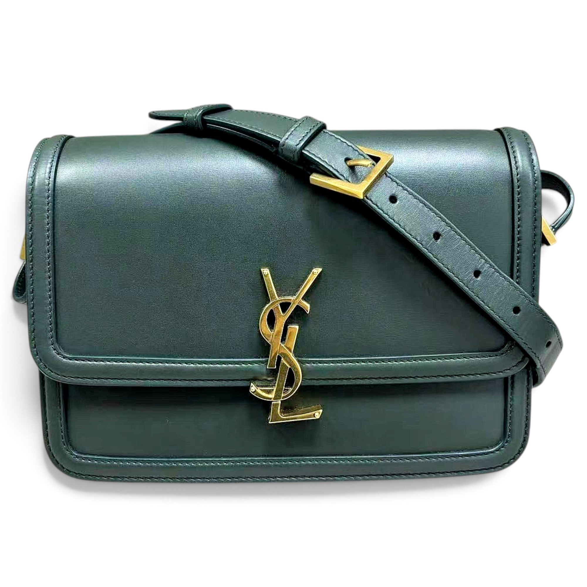 Solférino leather handbag