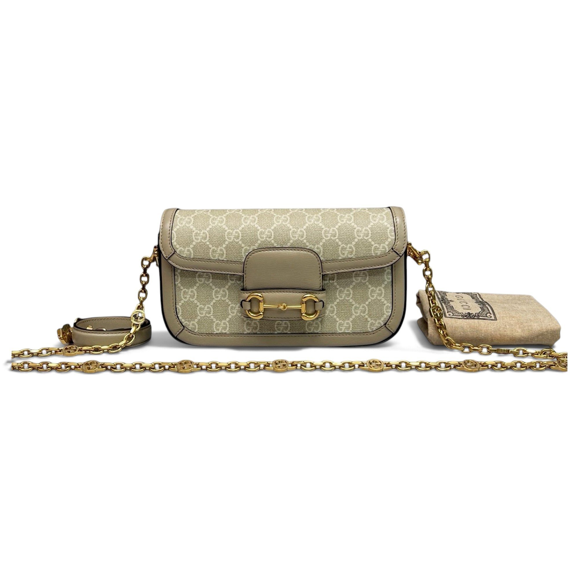 Horsebit 1955 Chain Wallet leather handbag