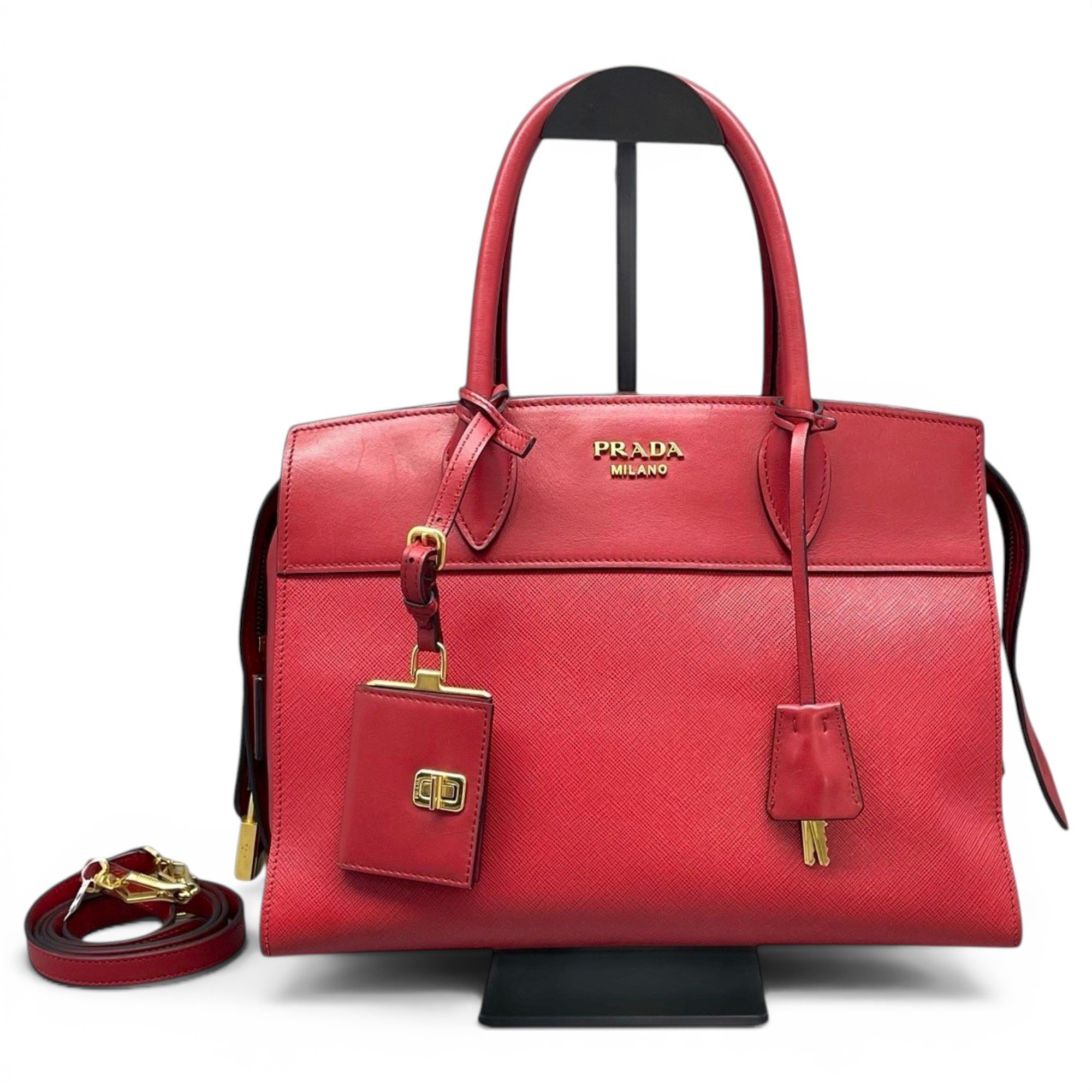 Leather handbag