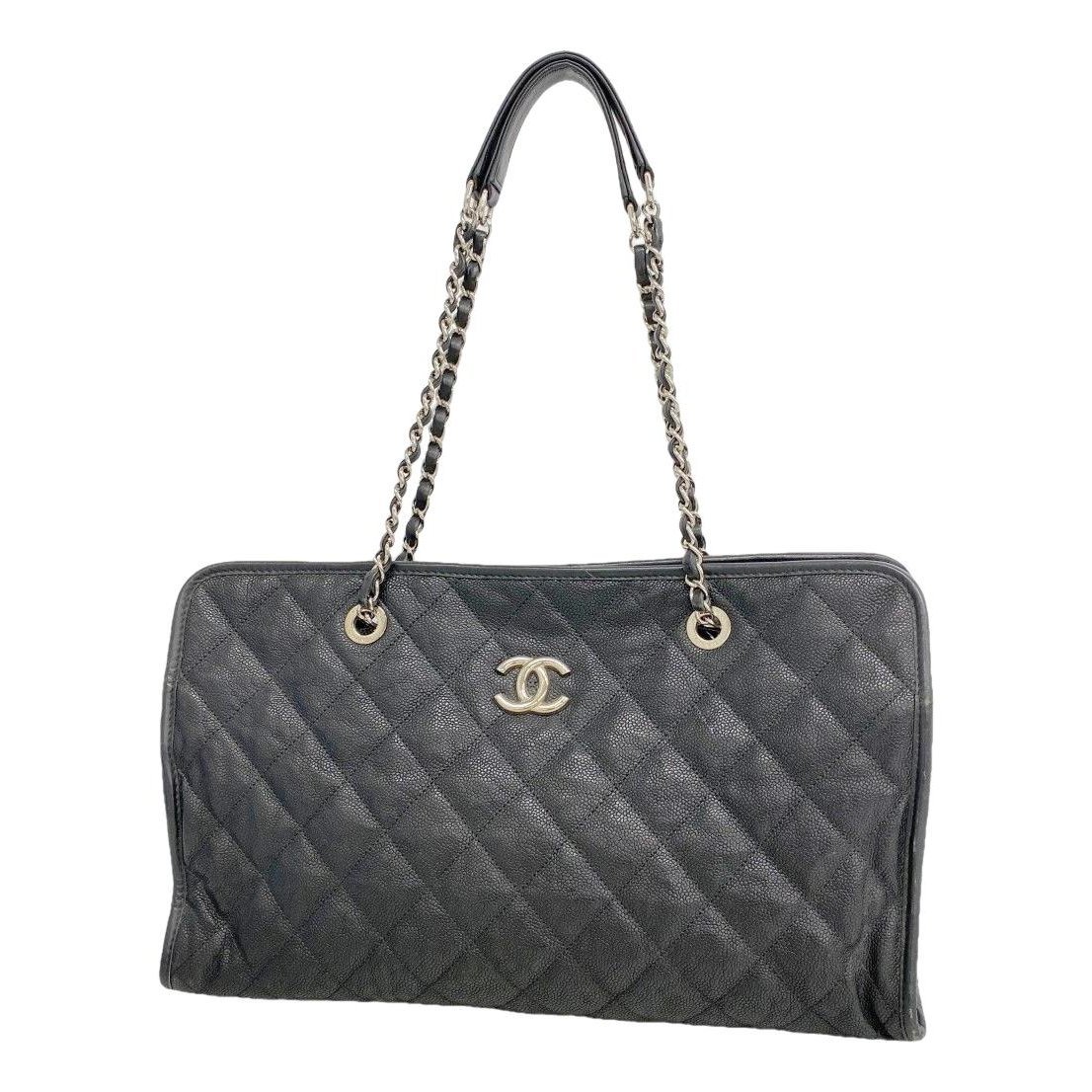 Leather tote