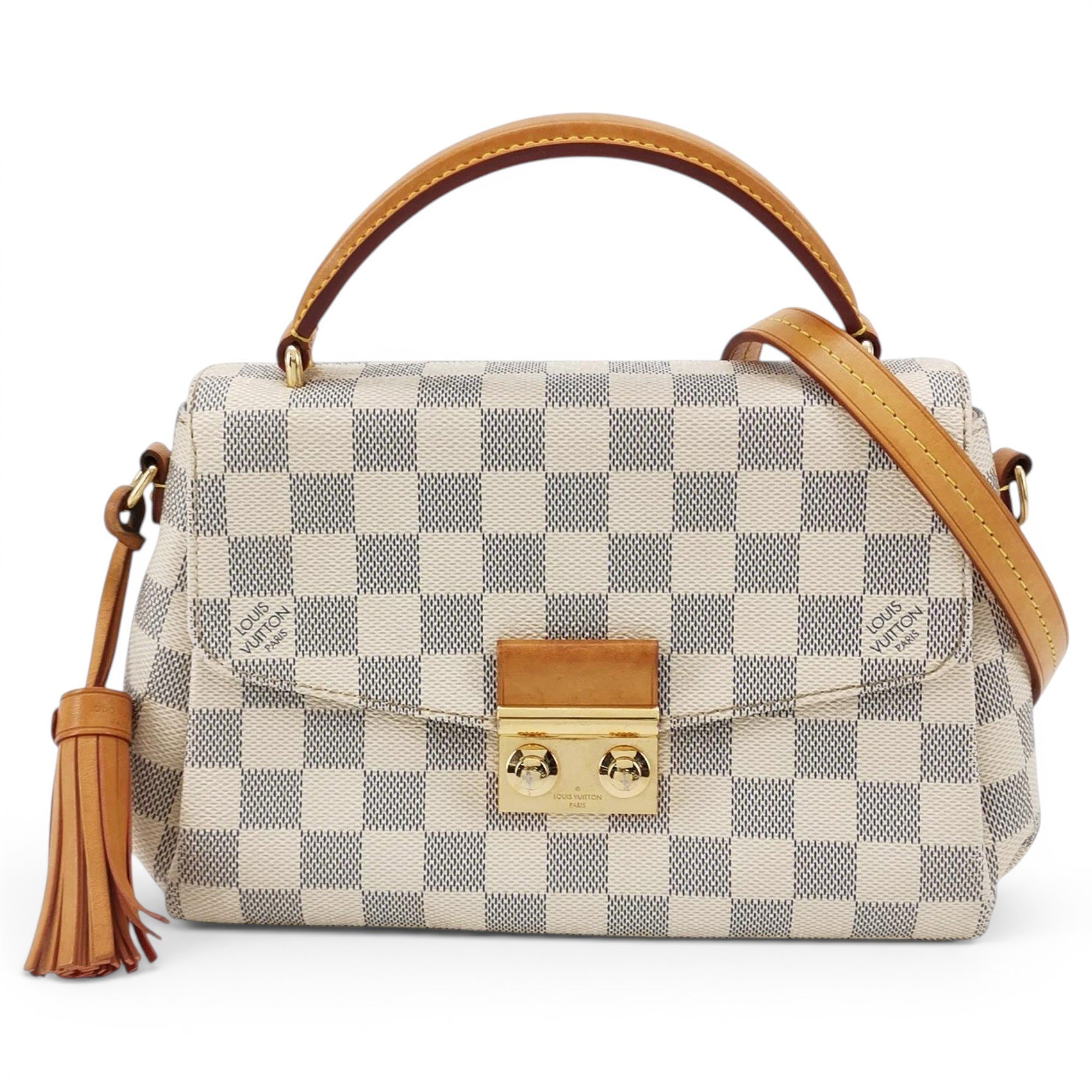 Croisette leather handbag