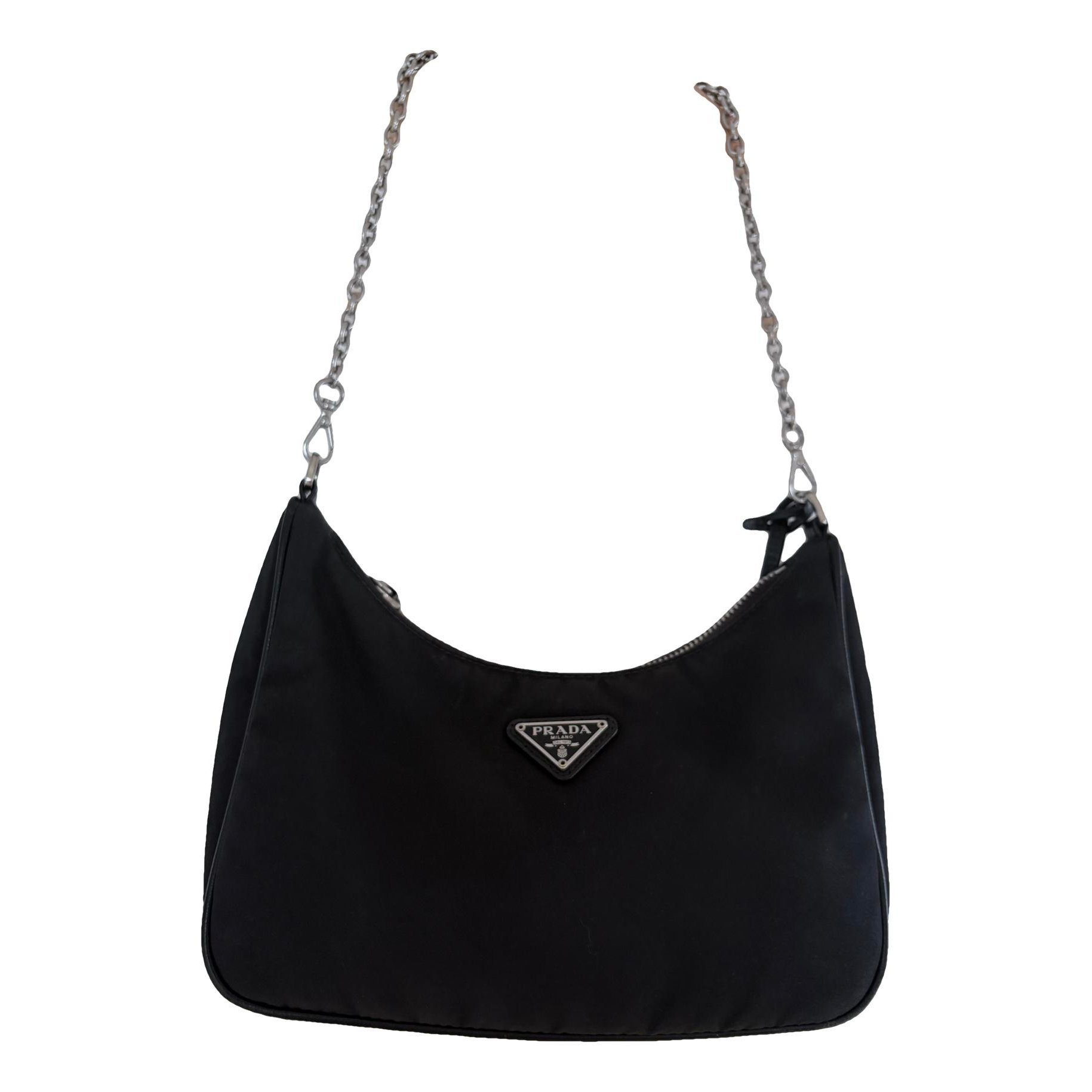 Re-edition leather crossbody bag