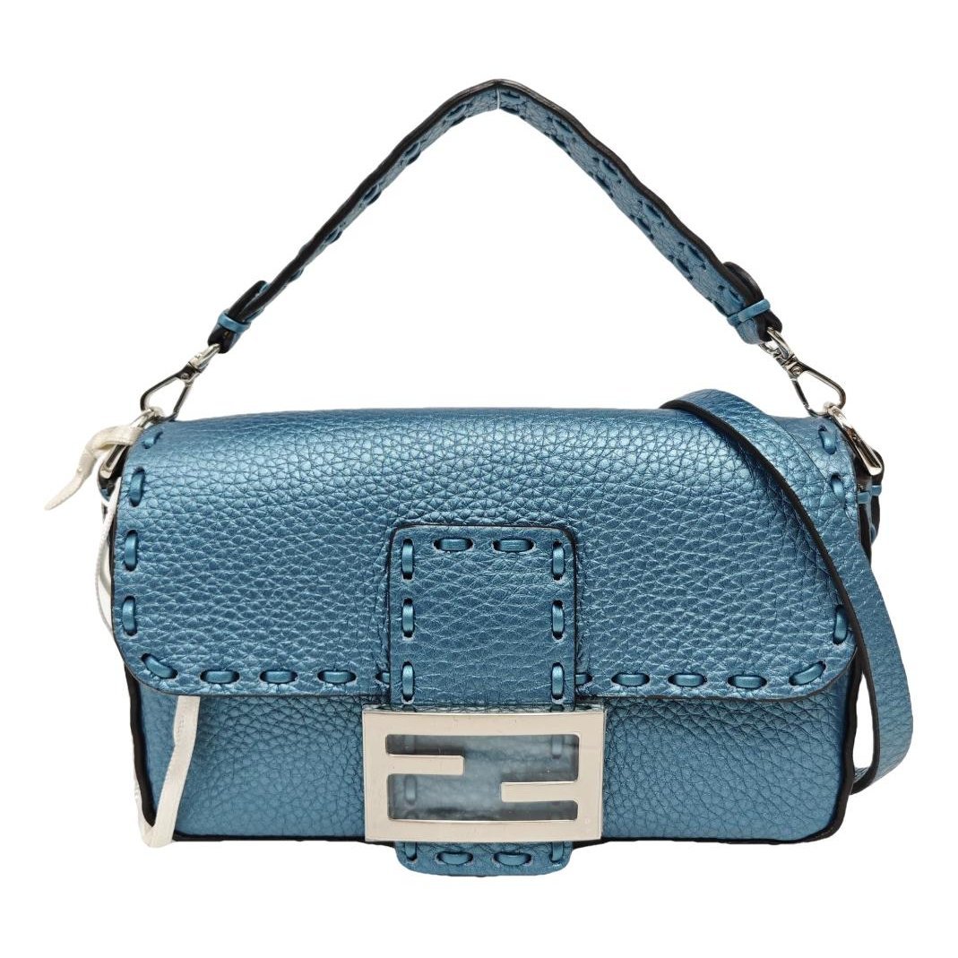 Baguette leather handbag