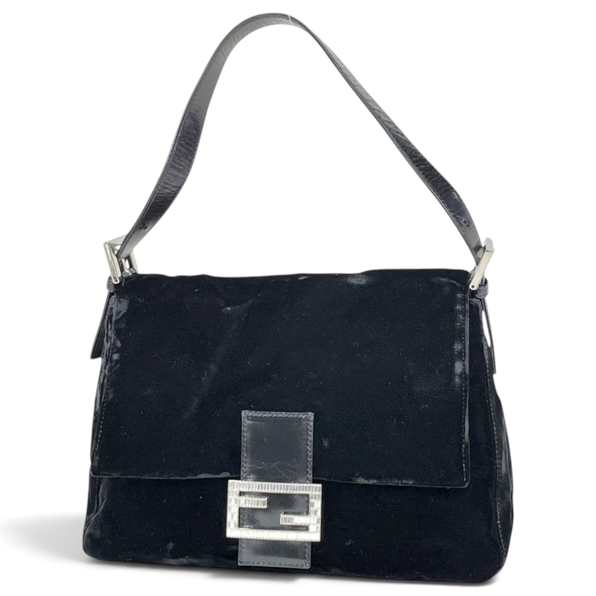 Baguette leather handbag