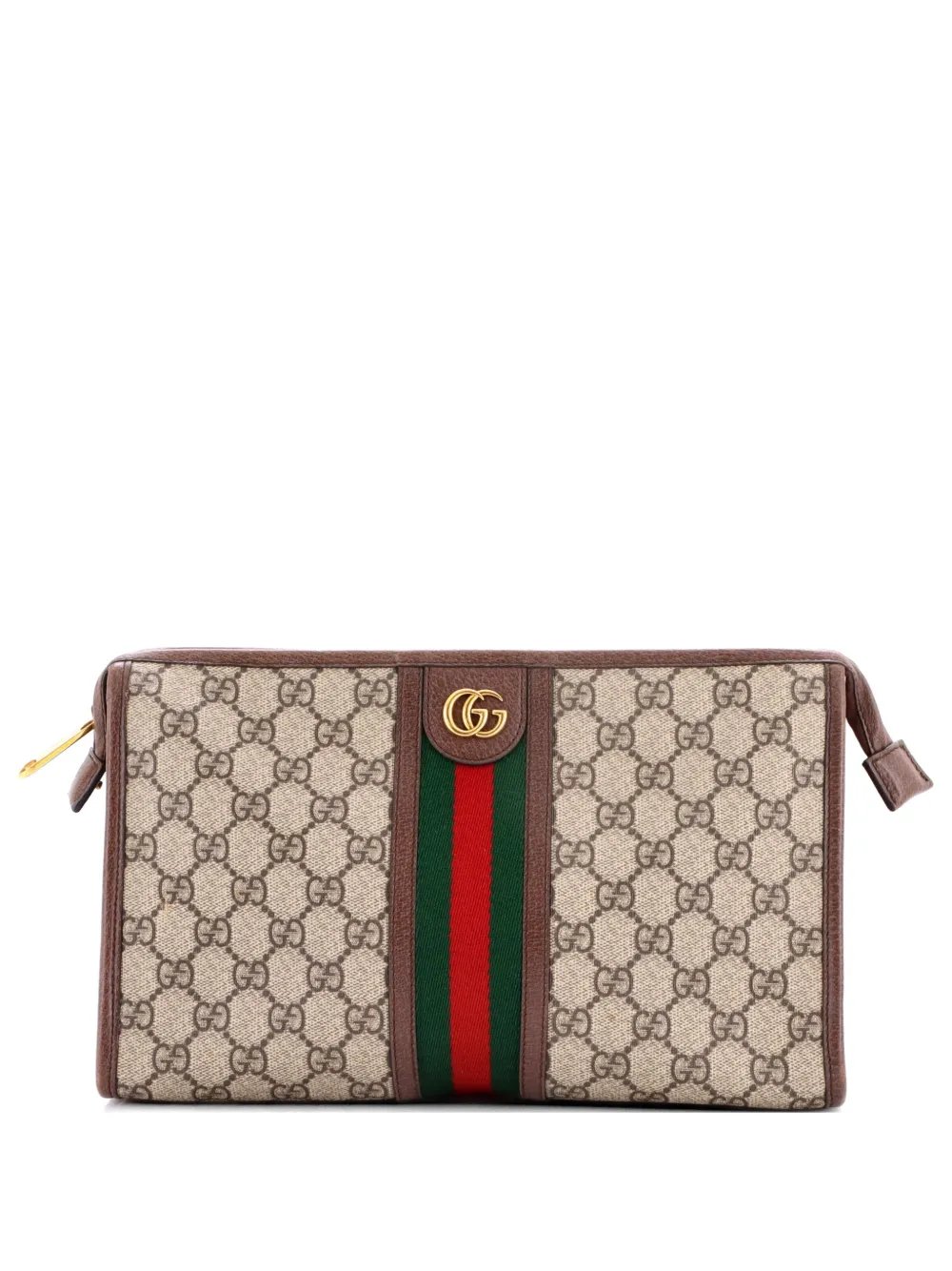 Ophidia Pouch GG Coated Canvas Medium clutch bag