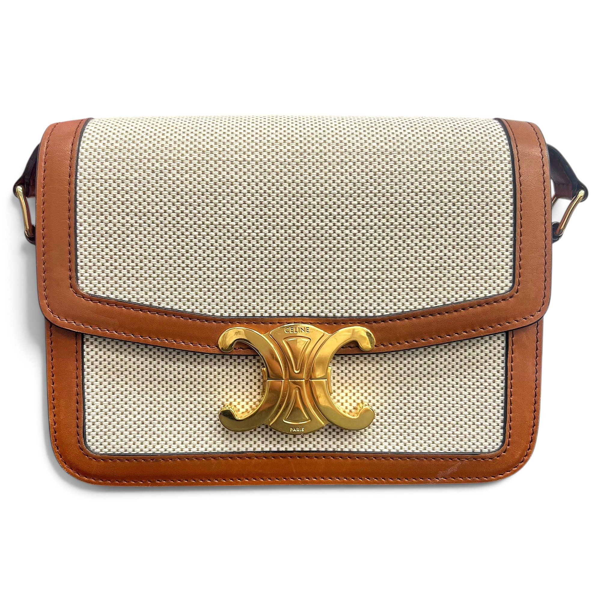 Triomphe cloth handbag