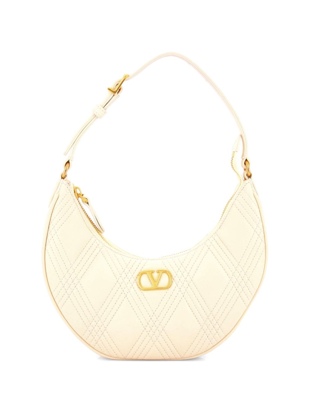 Quiltie 67 Quilted Leather Mini hobo bag